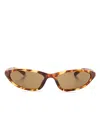 Balenciaga 0402 Sunglasses In Braun