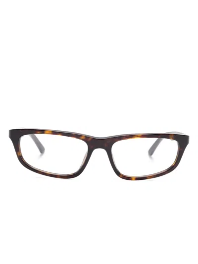 Balenciaga 0407 Glasses In Braun