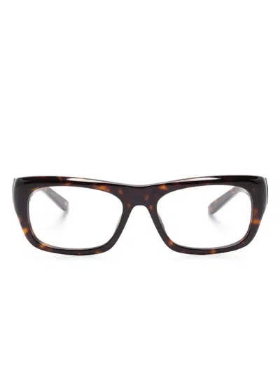 Balenciaga 0410o Glasses In 褐色