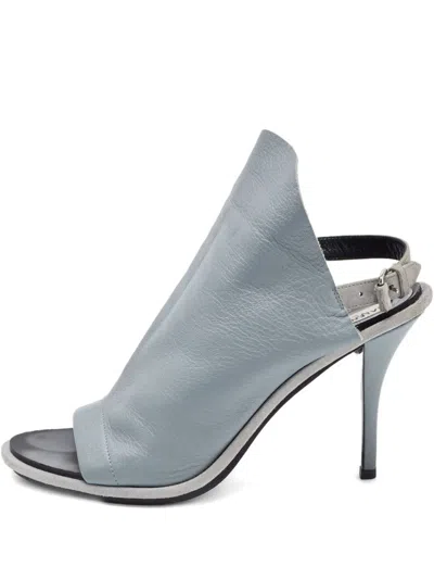 Pre-owned Balenciaga 100mm Leather Heeled Sandals