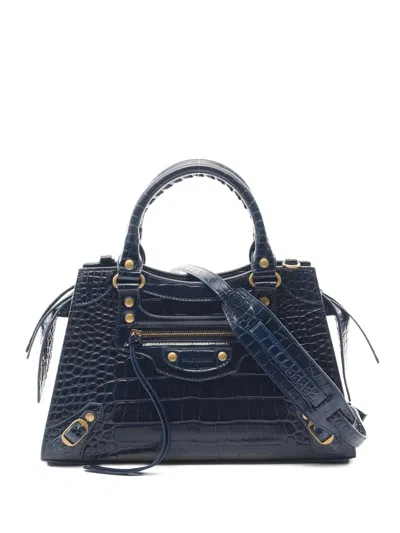 Pre-owned Balenciaga 10s Small Neo Classic City Tote Bag In Blue