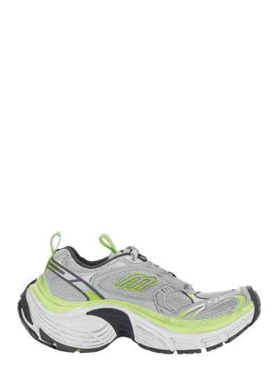 BALENCIAGA BALENCIAGA '10XL' GREY SNEAKERS WITH EMBOSSED LOGO ON THE TONGUE IN TECH FABRIC MAN