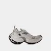 Balenciaga Women's Cargo Trainers In White/grey In White