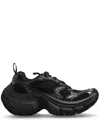Balenciaga Circuit Mesh Sneakers Sports Artwork In Black