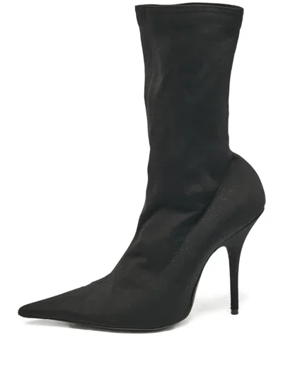 Pre-owned Balenciaga 110mm Knife Ankle Boots