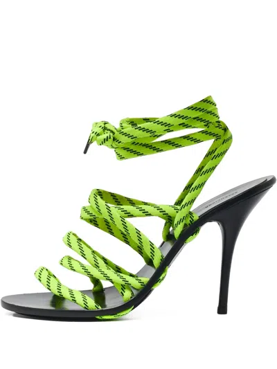 Pre-owned Balenciaga 110mm Rope-detailed Sandals