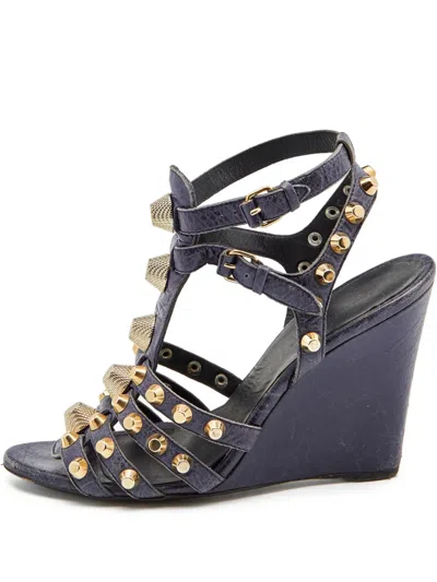 Pre-owned Balenciaga 115mm Arena Sandals