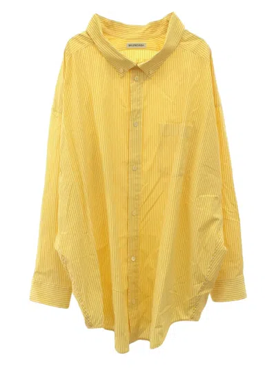 Pre-owned Balenciaga 2000 Cocoon Shirt In Yellow