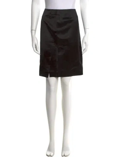 Pre-owned Balenciaga 2000's Knee-length Skirt In Black