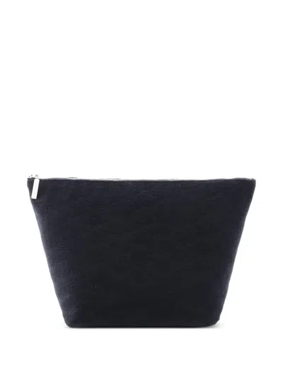 Pre-owned Balenciaga 2000s Bb Monogram Clutch Bag In Black