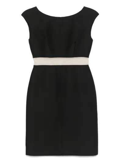 Pre-owned Balenciaga 2000s Double-breasted Mini Dress In Black