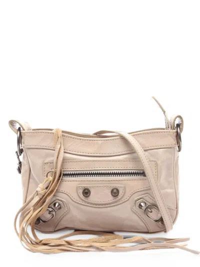 Balenciaga 2000s Giant Hip Shoulder Bag In Neutral
