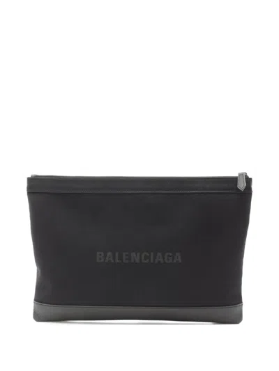 Pre-owned Balenciaga 2000s Large Clip Clutch Bag