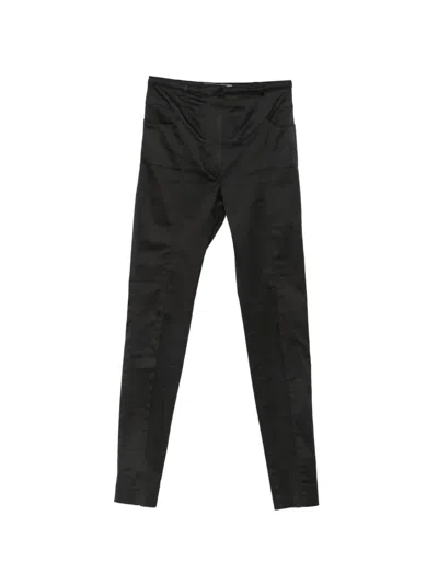 Pre-owned Balenciaga 2000s Slim-fit Trousers In Black