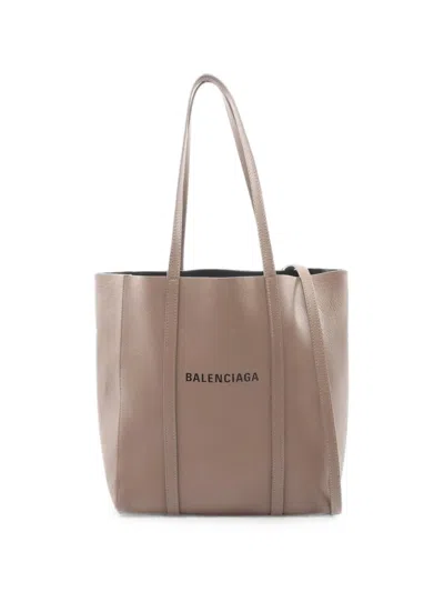 Pre-owned Balenciaga 2000s Xs Everyday Tote Bag In Neutral
