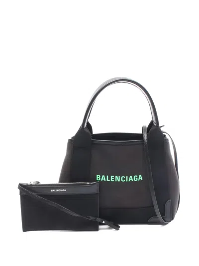Pre-owned Balenciaga 2000s Xs Hippopotamus Tote Bag In Black