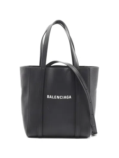 Pre-owned Balenciaga 2000s Xxs Everyday Tote Bag In Black