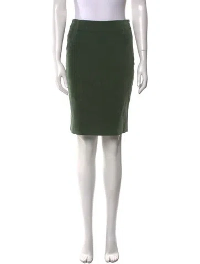 Pre-owned Balenciaga 2003 Knee-length Skirt In Green