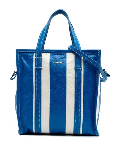 Pre-owned Balenciaga 2004 S Lambskin Bazar Shopper Satchel