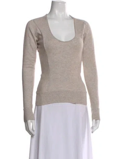 Pre-owned Balenciaga 2005 Scoop Neck Sweater In Neutral