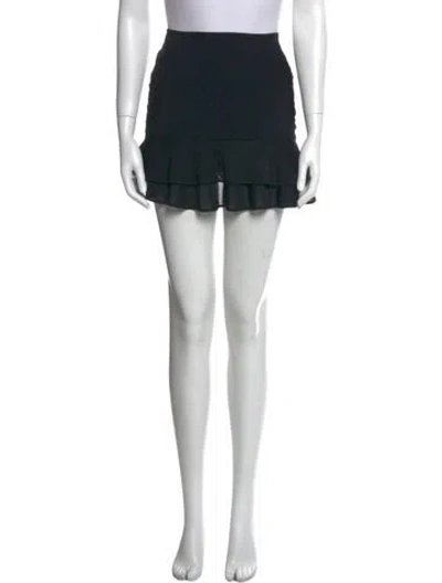 Pre-owned Balenciaga 2007 Mini Skirt In Black