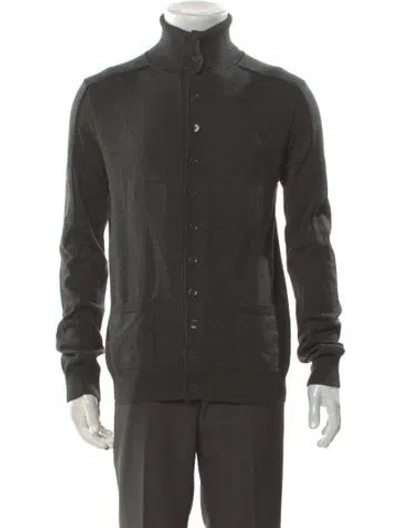 Pre-owned Balenciaga 2008 Wool Cardigan In Gray
