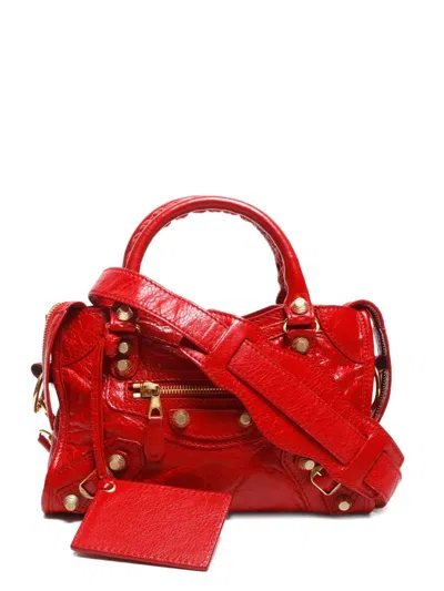 Pre-owned Balenciaga 2010-2020 Mini City Two-way Handbag
