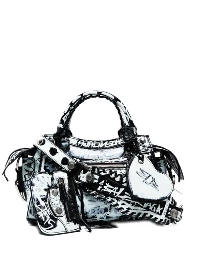 Pre-owned Balenciaga 2010-2020s Neo Cagole City Shoulder Bag In Black