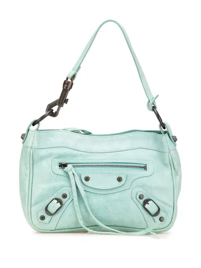 Pre-owned Balenciaga 2010-2024 Lambskin Motocross Classic Hip Pochette Shoulder Bag