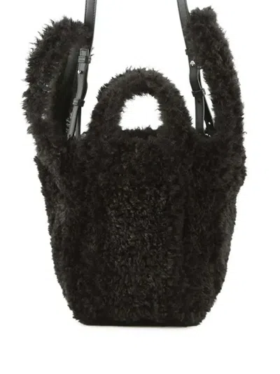 Pre-owned Balenciaga 2010-2025 Boa Fabric Everyday North South Xs 2.0 Tote Satchel In Black