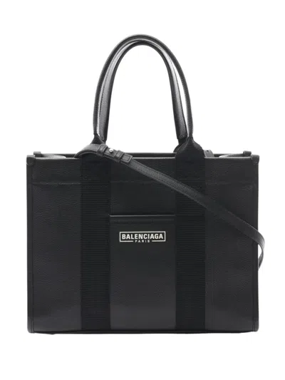 Pre-owned Balenciaga 2010-2025 Small Leather Hardware Tote Bag In Black