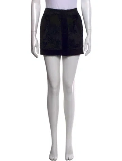 Pre-owned Balenciaga 2010 Mini Skirt In Black