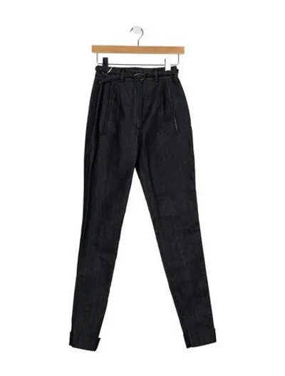 Pre-owned Balenciaga 2010's Straight Leg Jeans In Blue