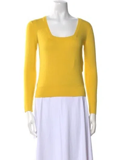 Pre-owned Balenciaga 2010 Wool Sweater In Yellow