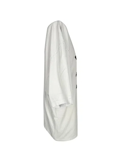 Pre-owned Balenciaga 2010-2020s Triple S Printed T-shirt In White