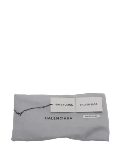 Pre-owned Balenciaga 2010-2026 Xs Faux Leather Bistro Basket Bag Satchel In Black