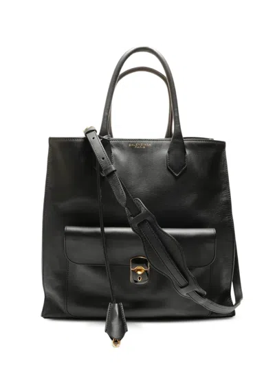 Pre-owned Balenciaga 2010s All Afternoon Tote Bag In Black