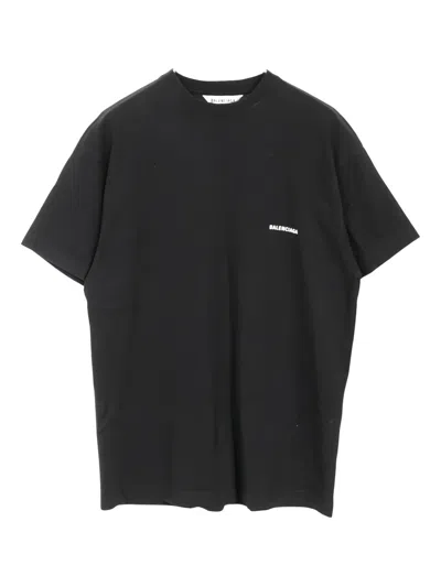 Pre-owned Balenciaga 2010s Crew-neck Short-sleeved T-shirt In Black