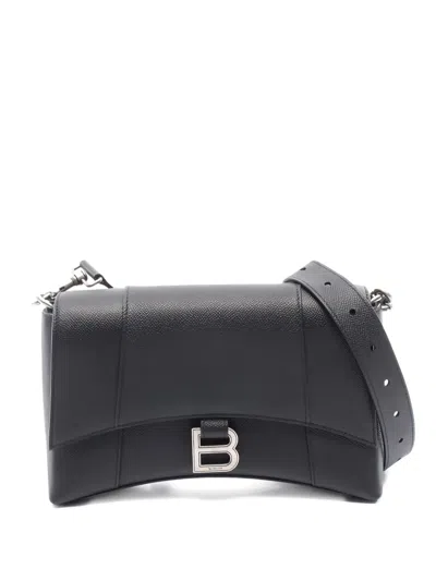 Pre-owned Balenciaga 2010s Downtown Xs Leather Shoulder Bag In Black