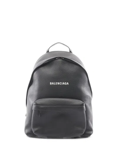 Pre-owned Balenciaga 2010s Everyday Backpack In Black