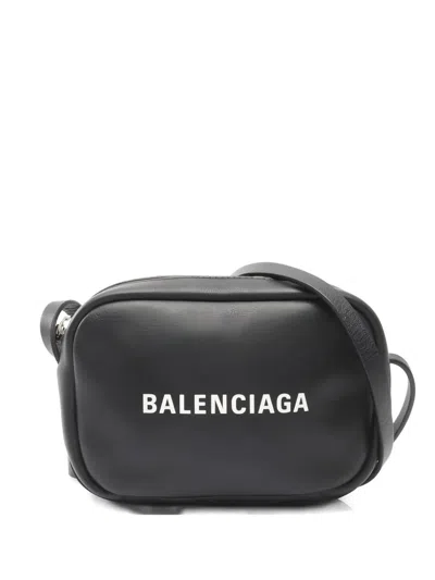 Pre-owned Balenciaga 2010s Everyday Camera Xs Shoulder Bag In Black