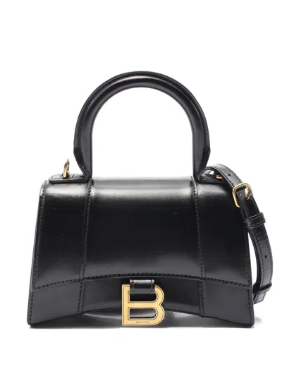 Pre-owned Balenciaga 2010s Hourglass Xs Handbag In Black