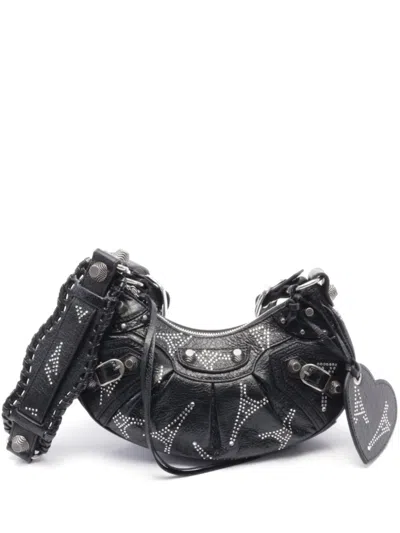 Pre-owned Balenciaga 2010s Le Cagole Xs Shoulder Bag In 黑色
