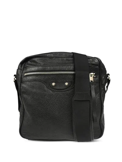 Pre-owned Balenciaga 2010s Leather Shoulder Bag In Black