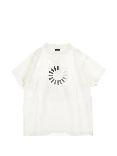 Pre-owned Balenciaga 2010s Loading Error T-shirt In White