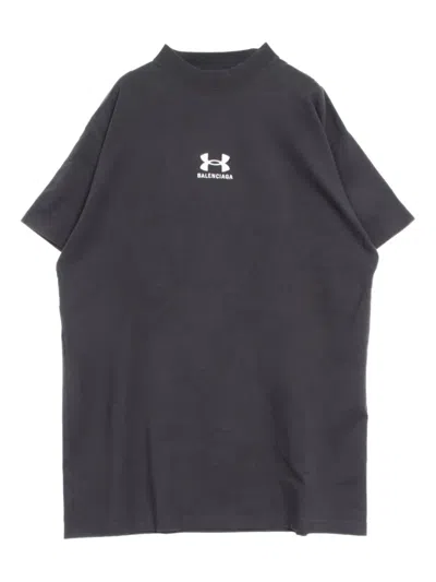 Pre-owned Balenciaga 2010s Logo-print Cotton T-shirt In Black
