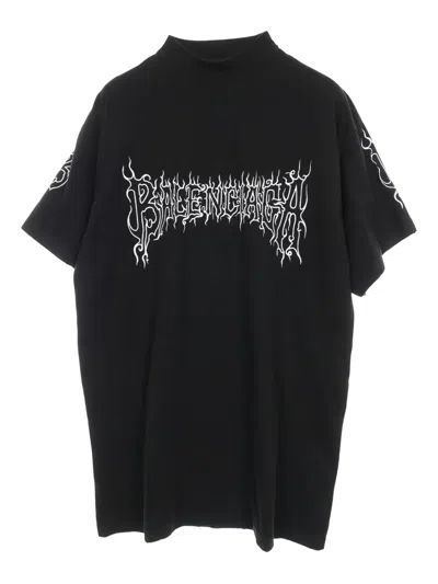 Pre-owned Balenciaga 2010s Logo T-shirt In Black