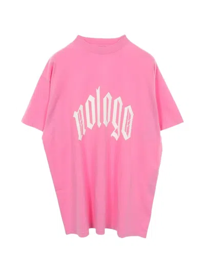 Pre-owned Balenciaga 2010s Logo-print T-shirt In Pink