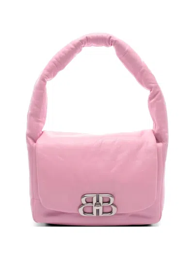 Pre-owned Balenciaga 2010s Monaco Sling Tote Bag In Pink