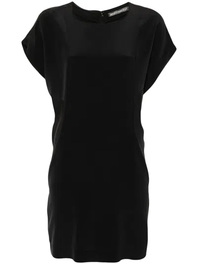 Pre-owned Balenciaga 2010s Silk Dress In Black